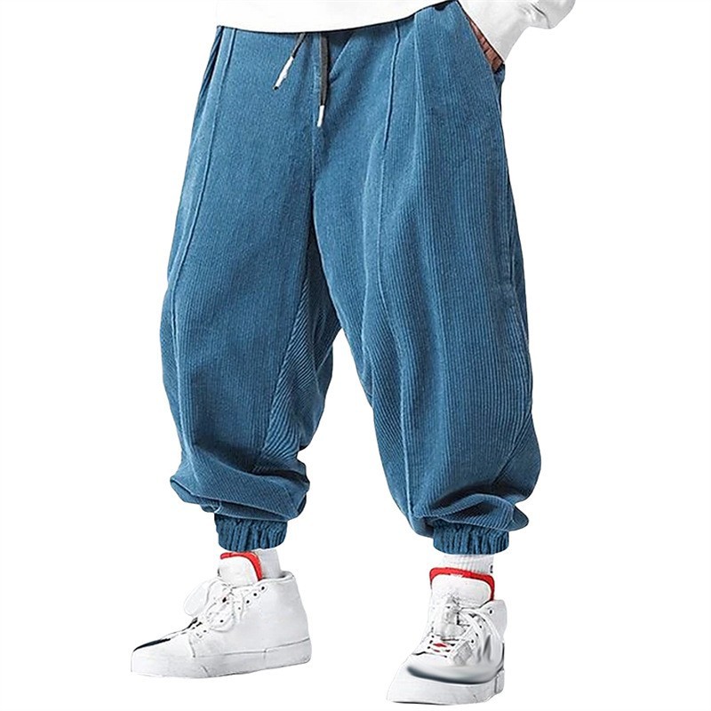 Corduroy Pant Warm - Męskie spodnie zimowe z grubego materiału