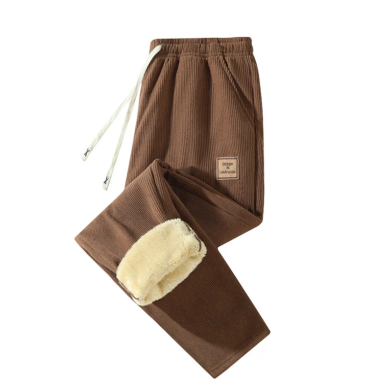Męskie ciepłe spodnie zimowe,  – Corduroy Pant Warm recenzja i cena
