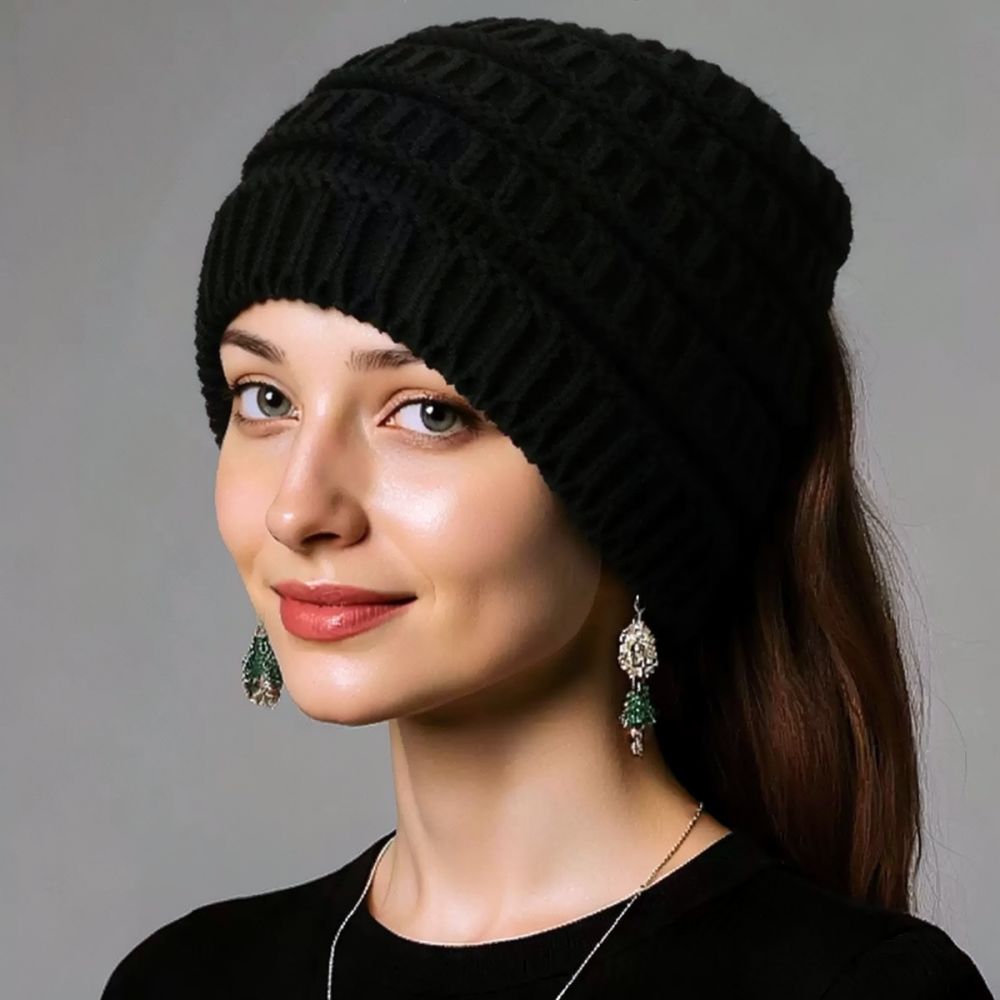Zimowa dziergana opaska na gło – Fleece Ear Warmer Band recenzja i cena