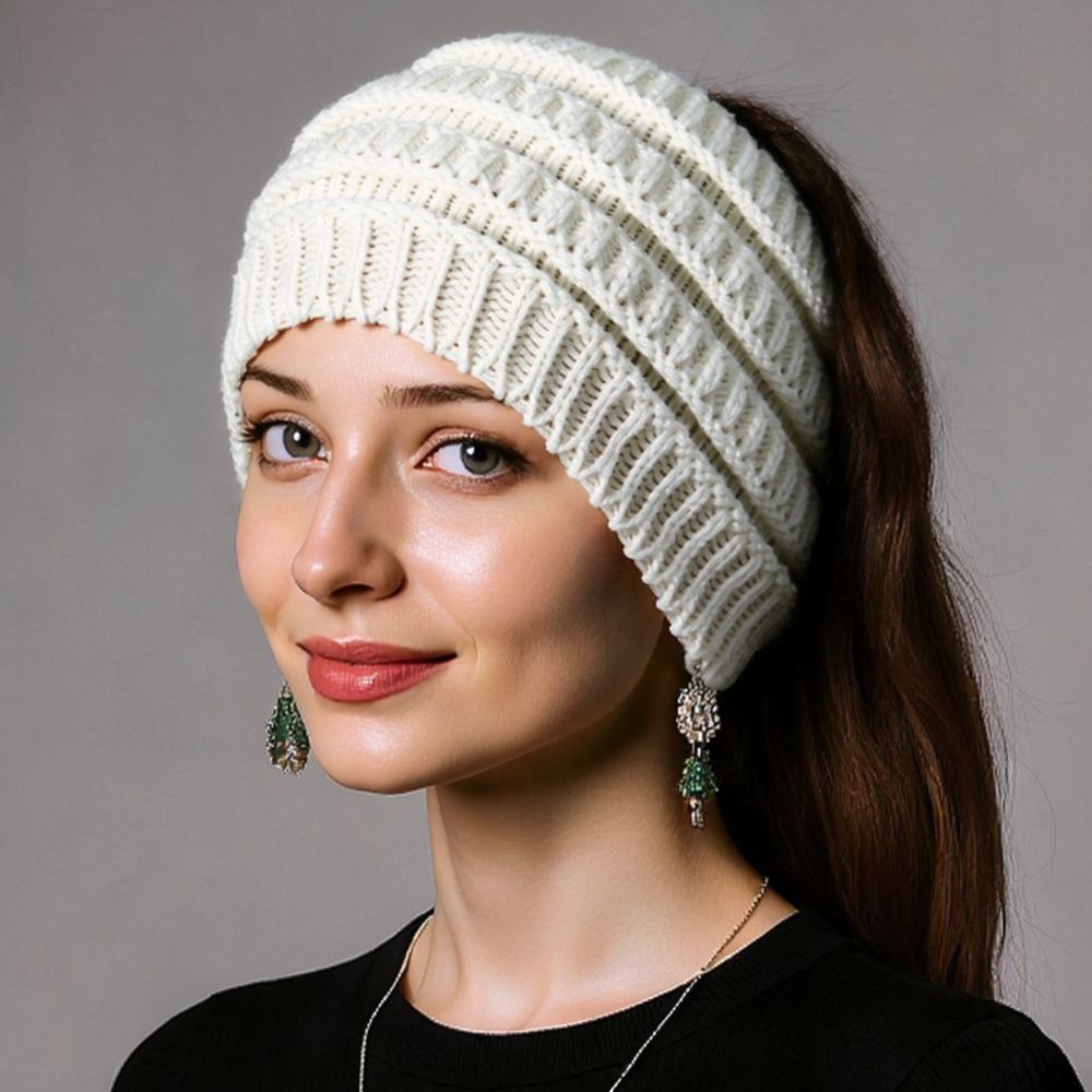 Zimowa dziergana opaska na gło – Fleece Ear Warmer Band recenzja i cena