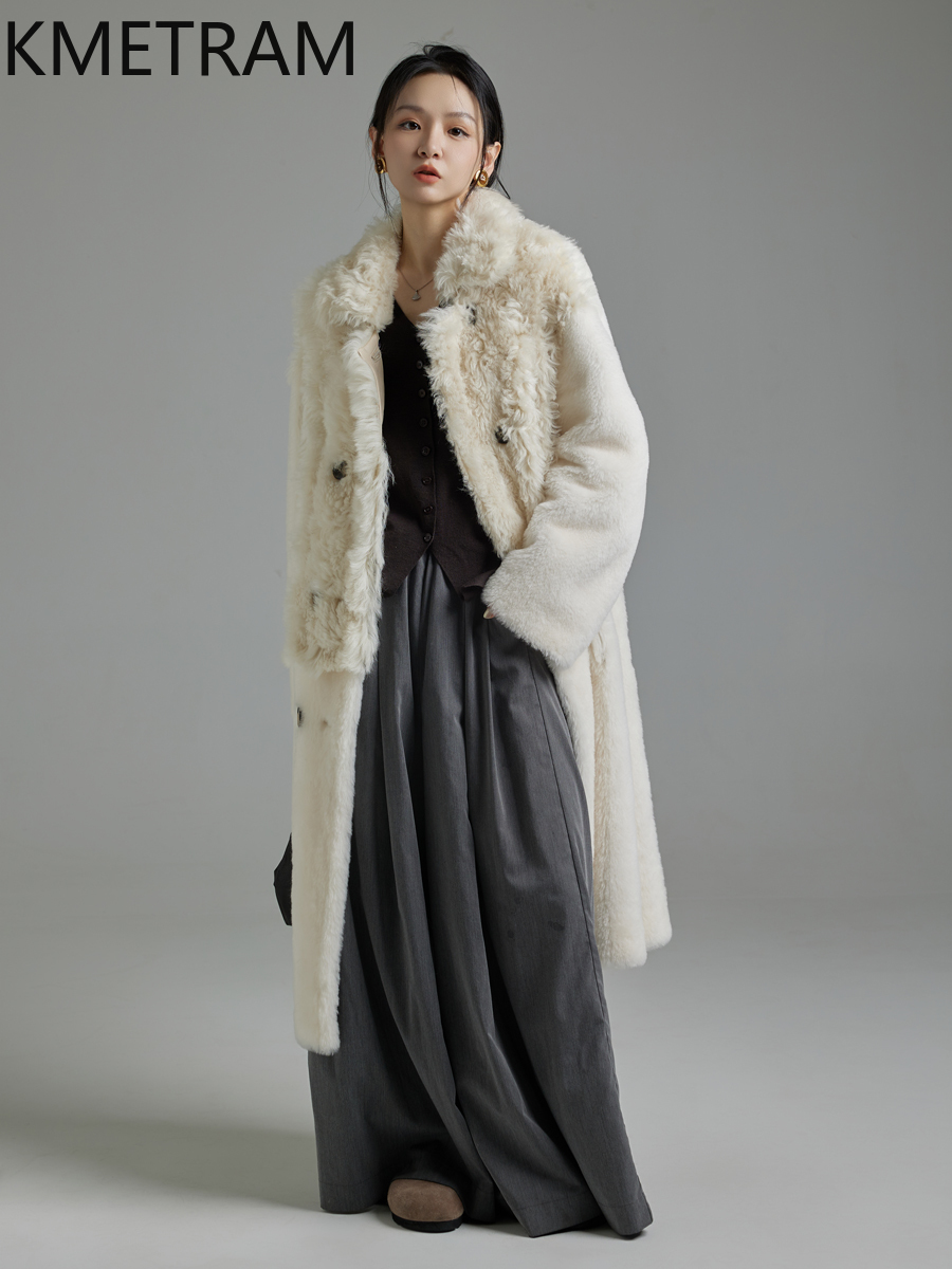 KMETRAM 100% Naturalna Wełna T – Wool Coat Peacoat recenzja i cena